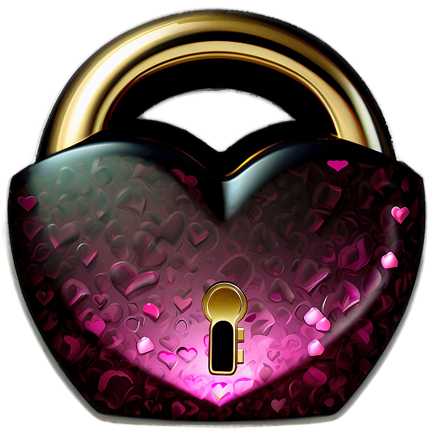 Valentine Heart Lock Png Wtg