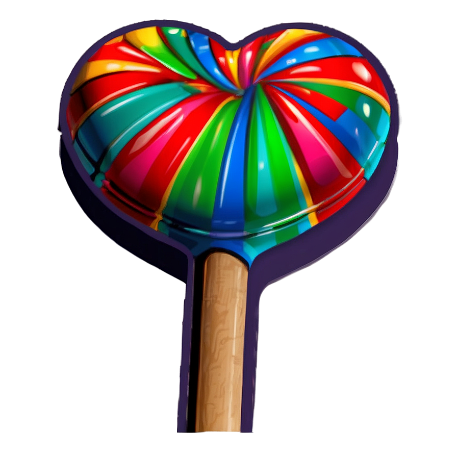 Valentine Heart Lollipop Png Tsq50