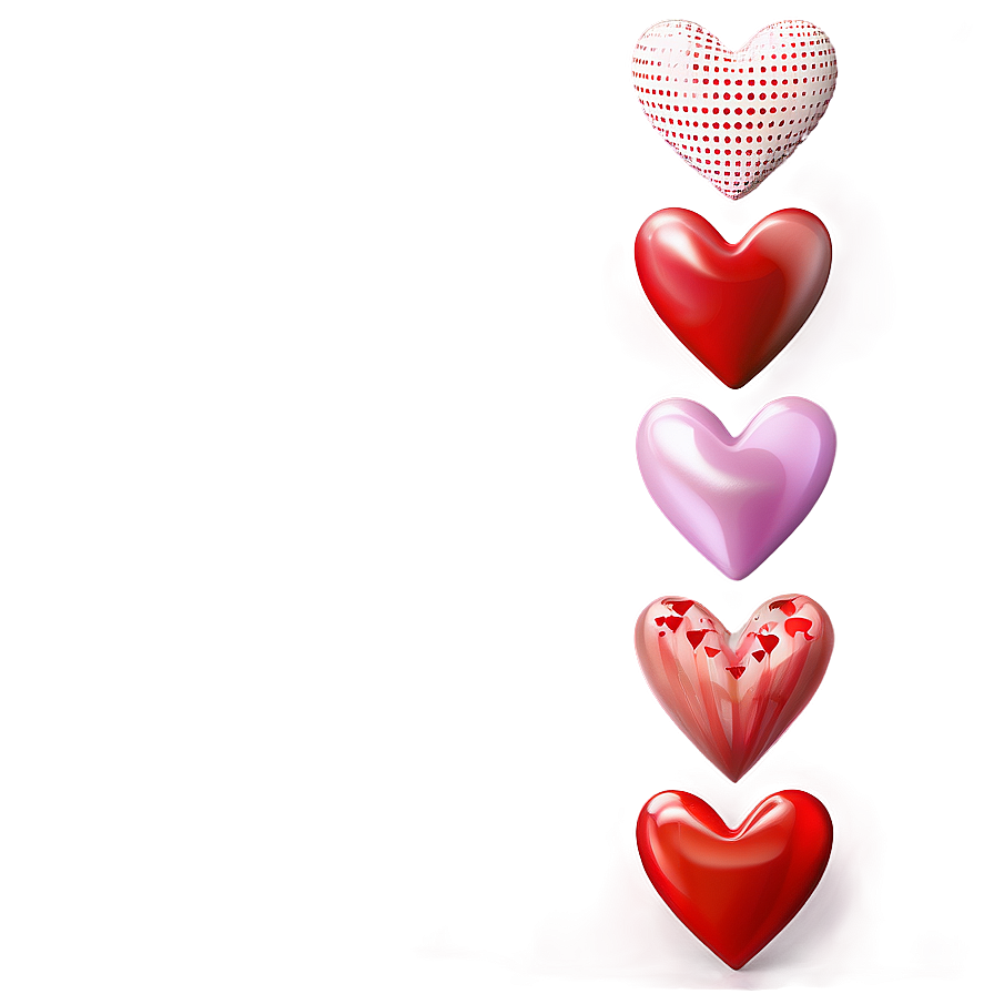 Valentine Hearts Png Oto9