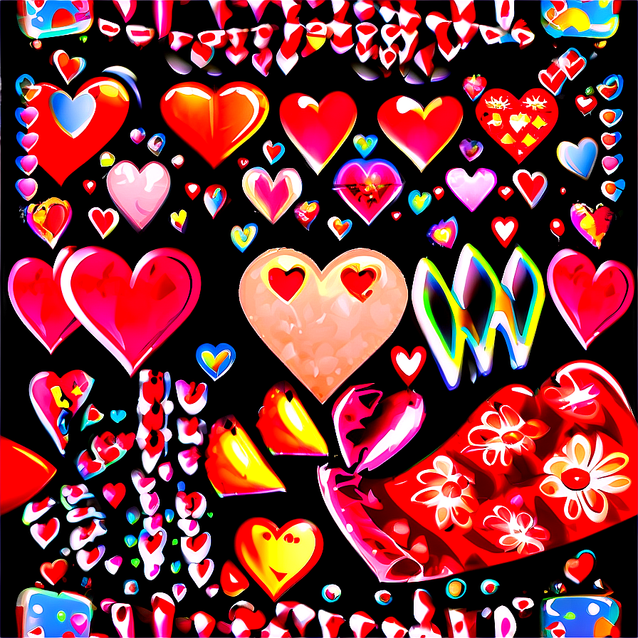 Valentine Pattern Png 93