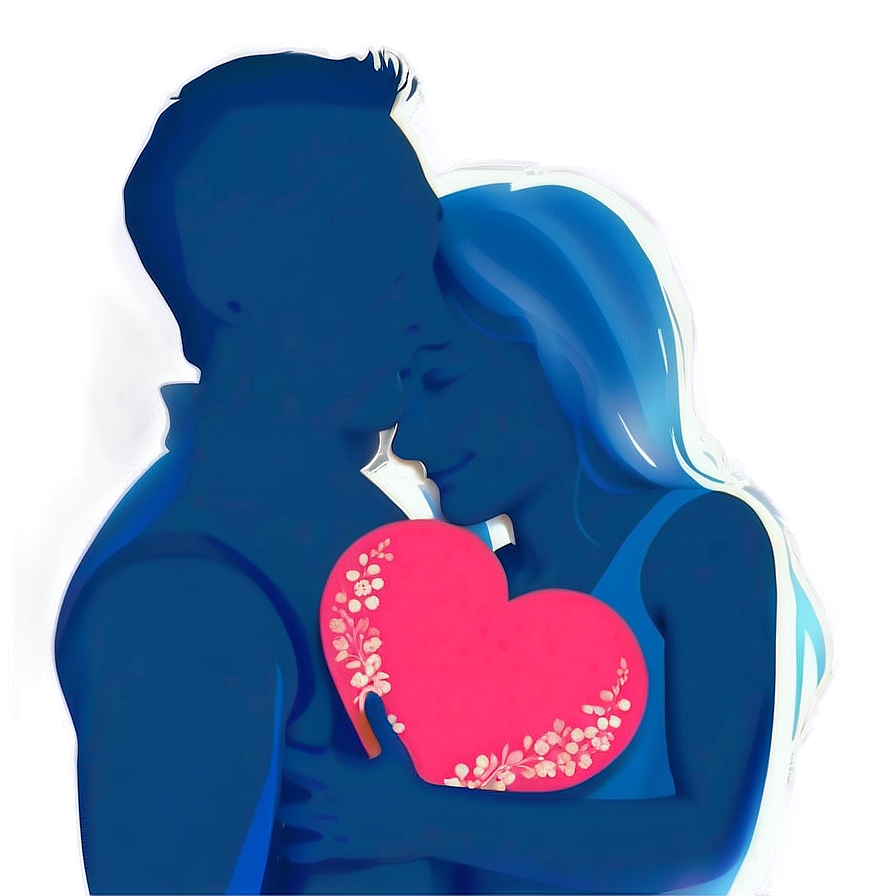 Valentine's Day Couple Silhouette Png Lfm4