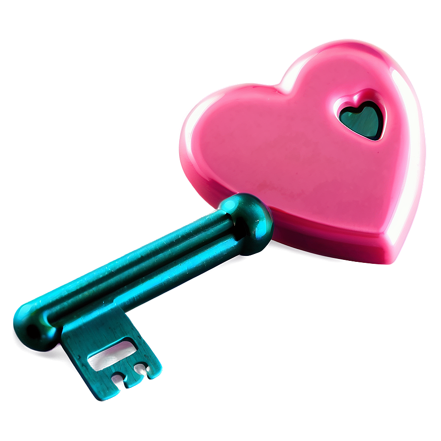 Valentine's Day Love Key Png 05242024