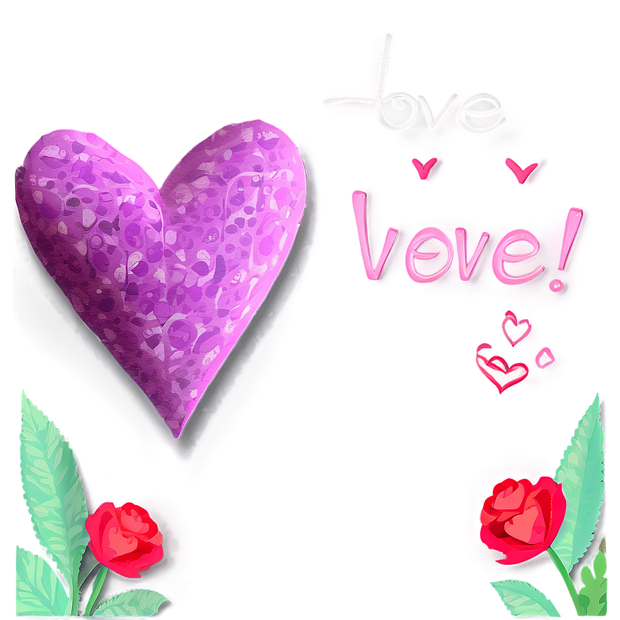 Valentine's Day Love Message Png 37