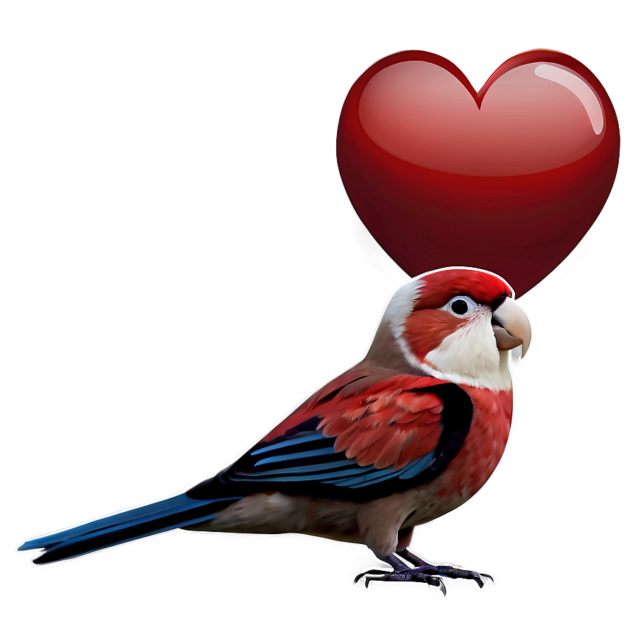 Valentine's Day Lovebirds Png Nma86