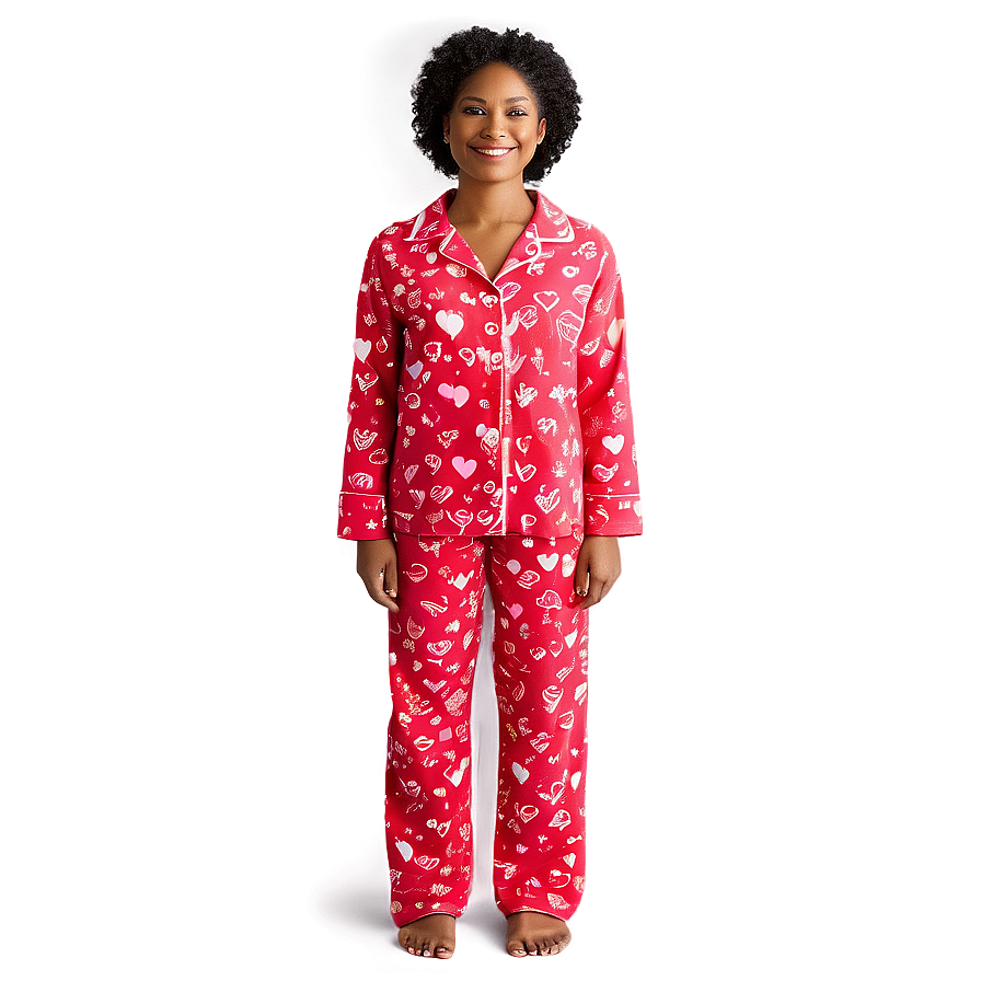 Valentine's Day Pajamas Png Mcb