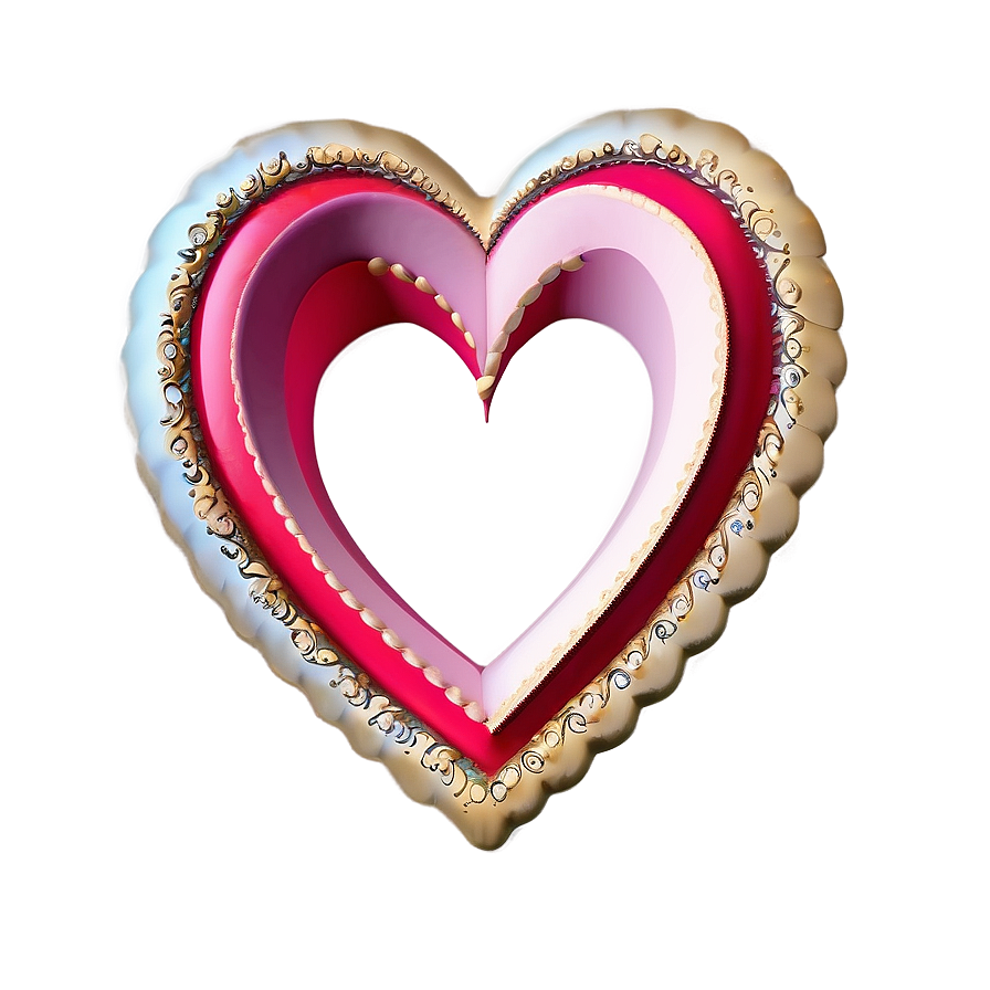 Valentine's Frame Design Png Obp87