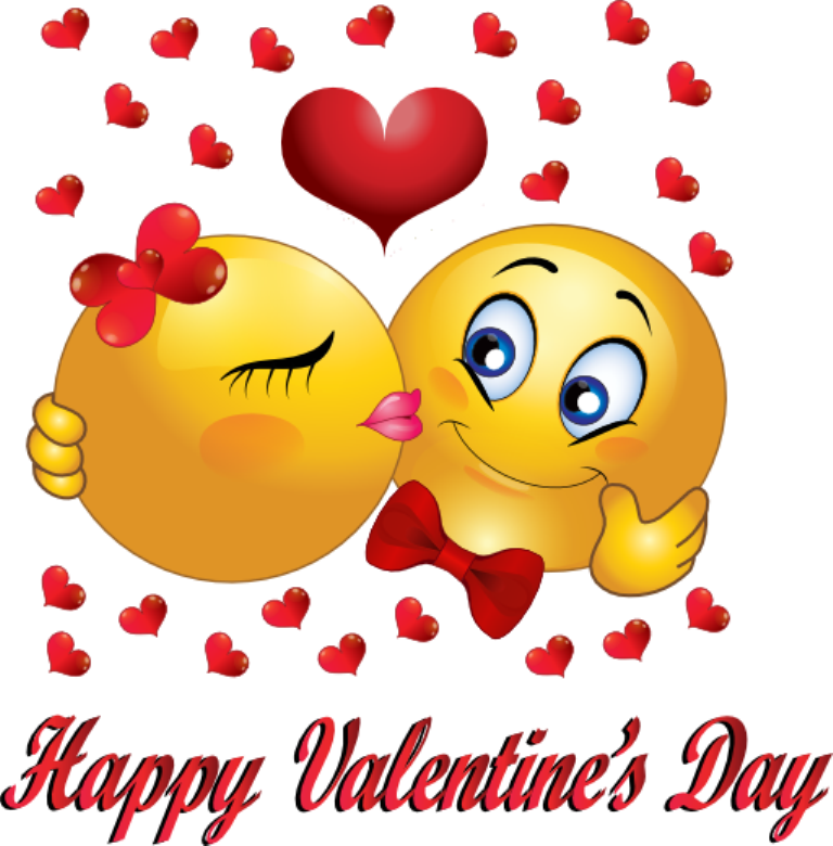 Transparent Valentines Day Background Png - Happy Valentines Day Emoji, Png Download PNG with transparent background