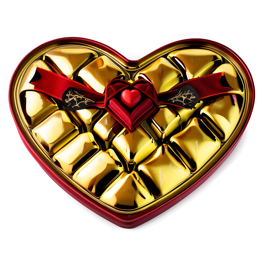 Valentines Day Heart Shaped Box Png Dos