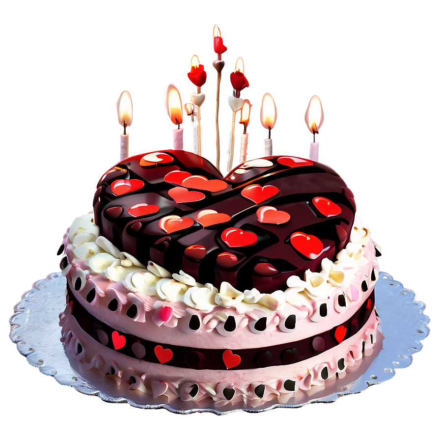 Valentines Day Love Cake Png Bqd78