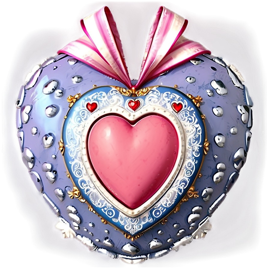 Valentines Day Pink Heart Png Yvc33