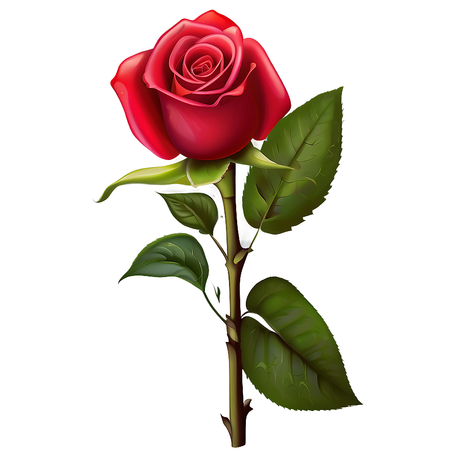 Valentines Day Red Rose Png 05212024