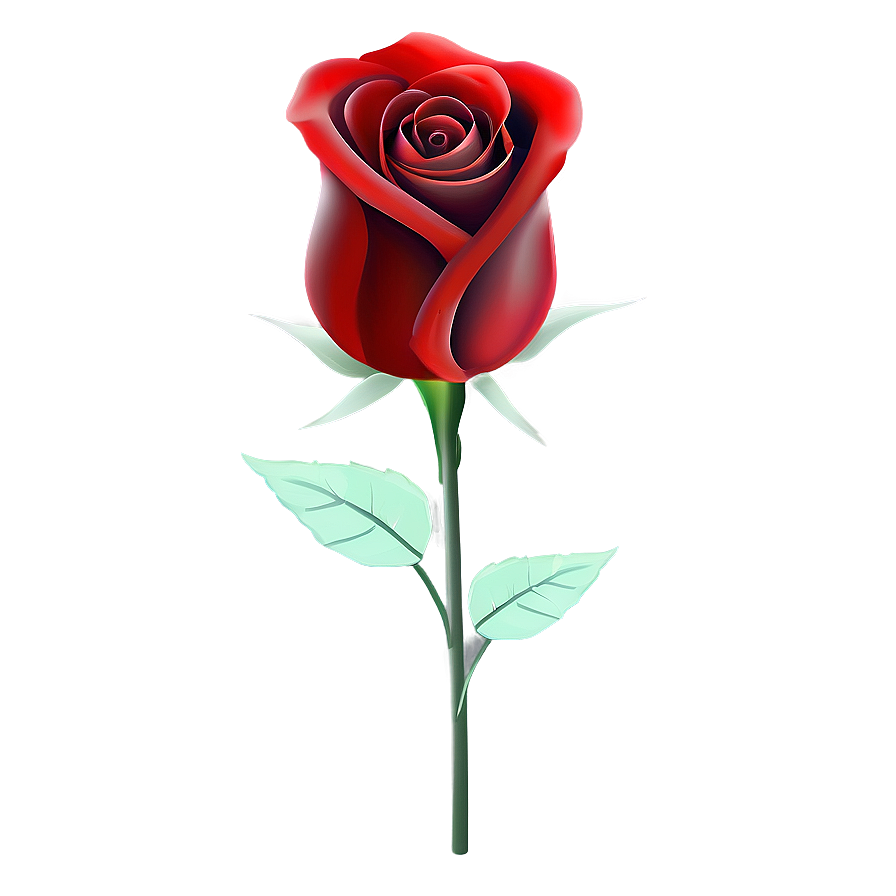 Valentines Day Red Rose Png Xuy