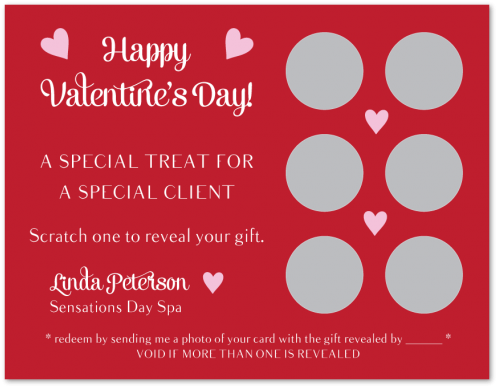 Valentines Day Scratcher Gift - Happy Valentines Day Clients, HD Png Download PNG with transparent background