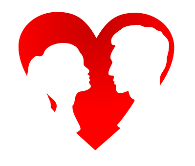 Valentines Heart Silhouette