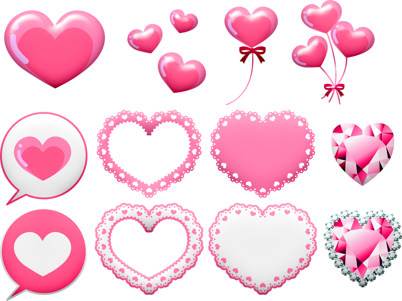 Valentines Hearts Collection