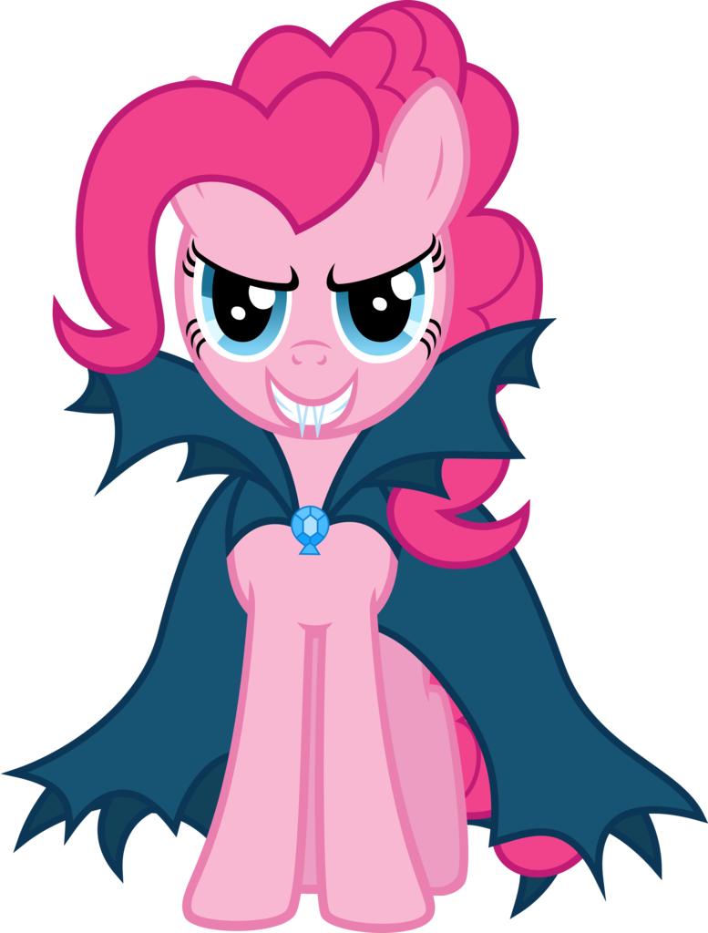 Vampire Clipart Clear Background - My Little Pony Pinkie Pie Vampire, HD Png Download PNG with transparent background