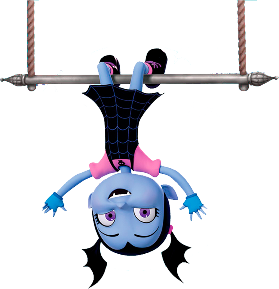 Vampirina Hanging Upside Down