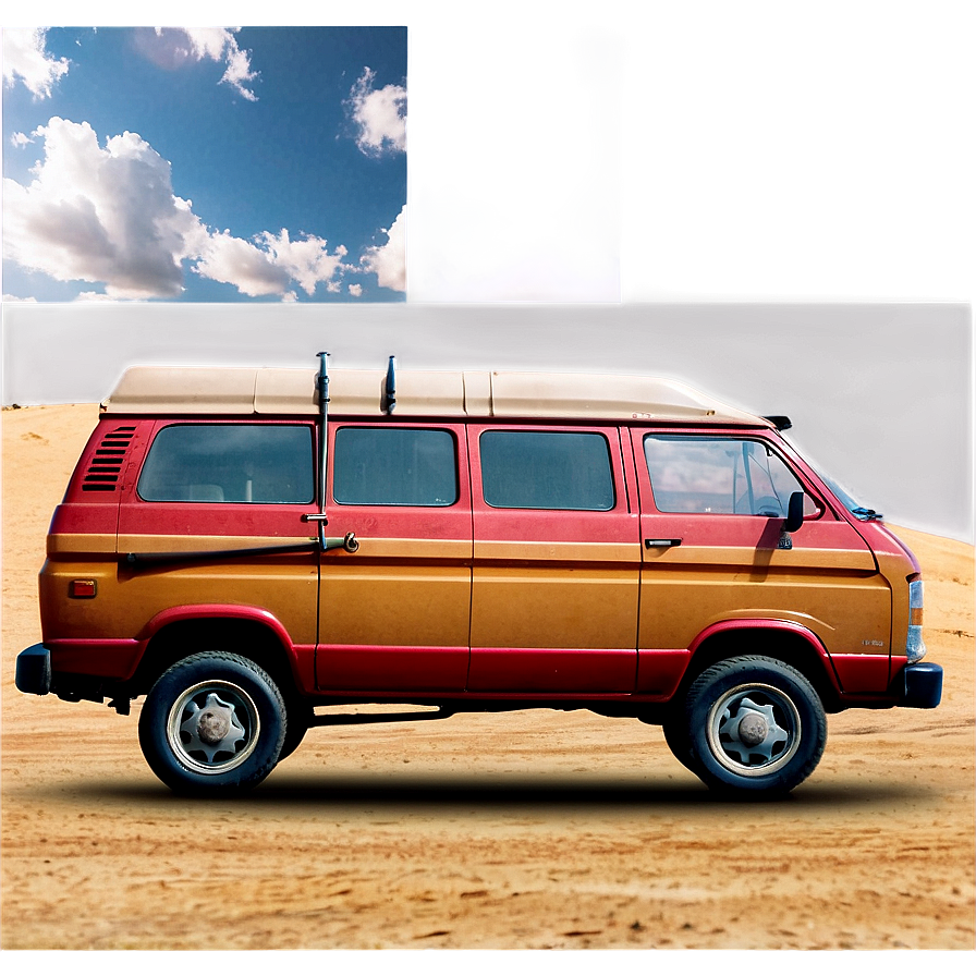 Van In Desert Landscape Png 60