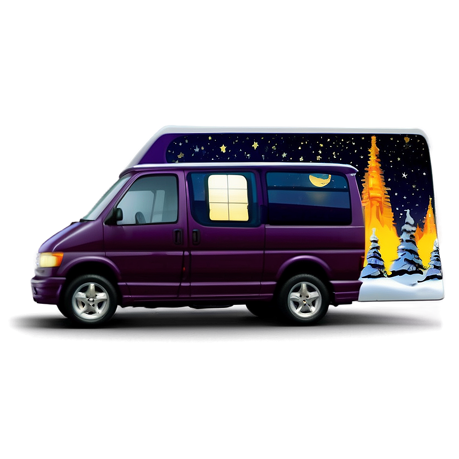 Van Under Starry Night Png 06202024