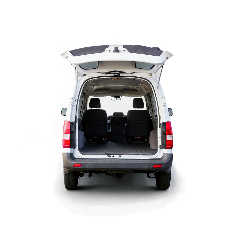Van with Open Trunk PNG cxc58 PNG with transparent background