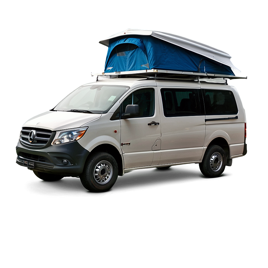 Van With Rooftop Tent Png 06202024