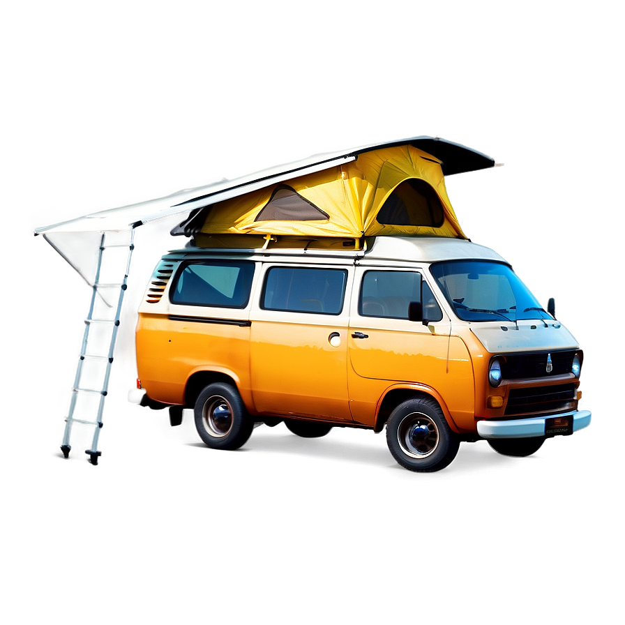 Van with Rooftop Tent PNG 86 PNG with transparent background