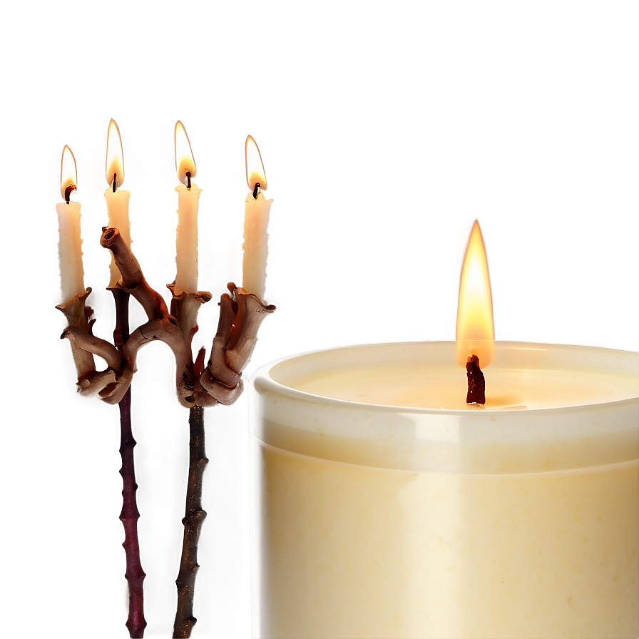 Vanilla Aroma Candle Png 45