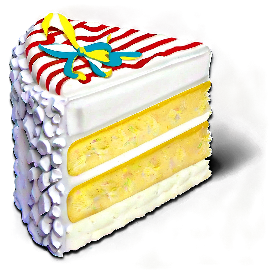 Vanilla Cake Slice Png 72