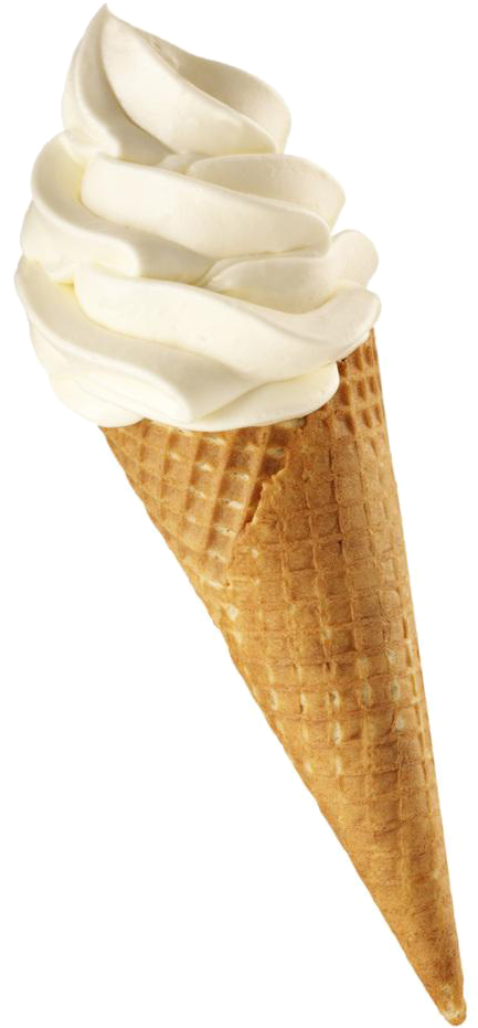 Ice Cream Cone Vanilla Ice Cream, HD Png Download PNG with transparent background