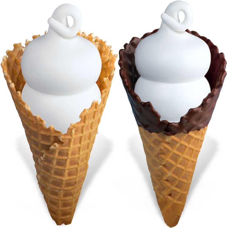 Peanut Buster® Parfait - Dairy Queen Soft Serve Waffle Cone, HD Png Download PNG with transparent background