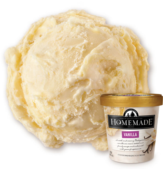Udf Vanilla Homemade Ice Cream, HD Png Download PNG with transparent background
