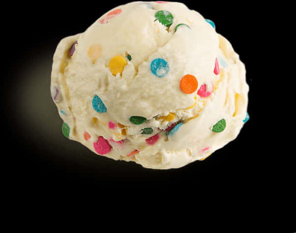 Cake Mix Ice Cream Scooped - Birthday Cake Ice Cream Png, Transparent Png PNG image with a transparent background, free high-resolution download