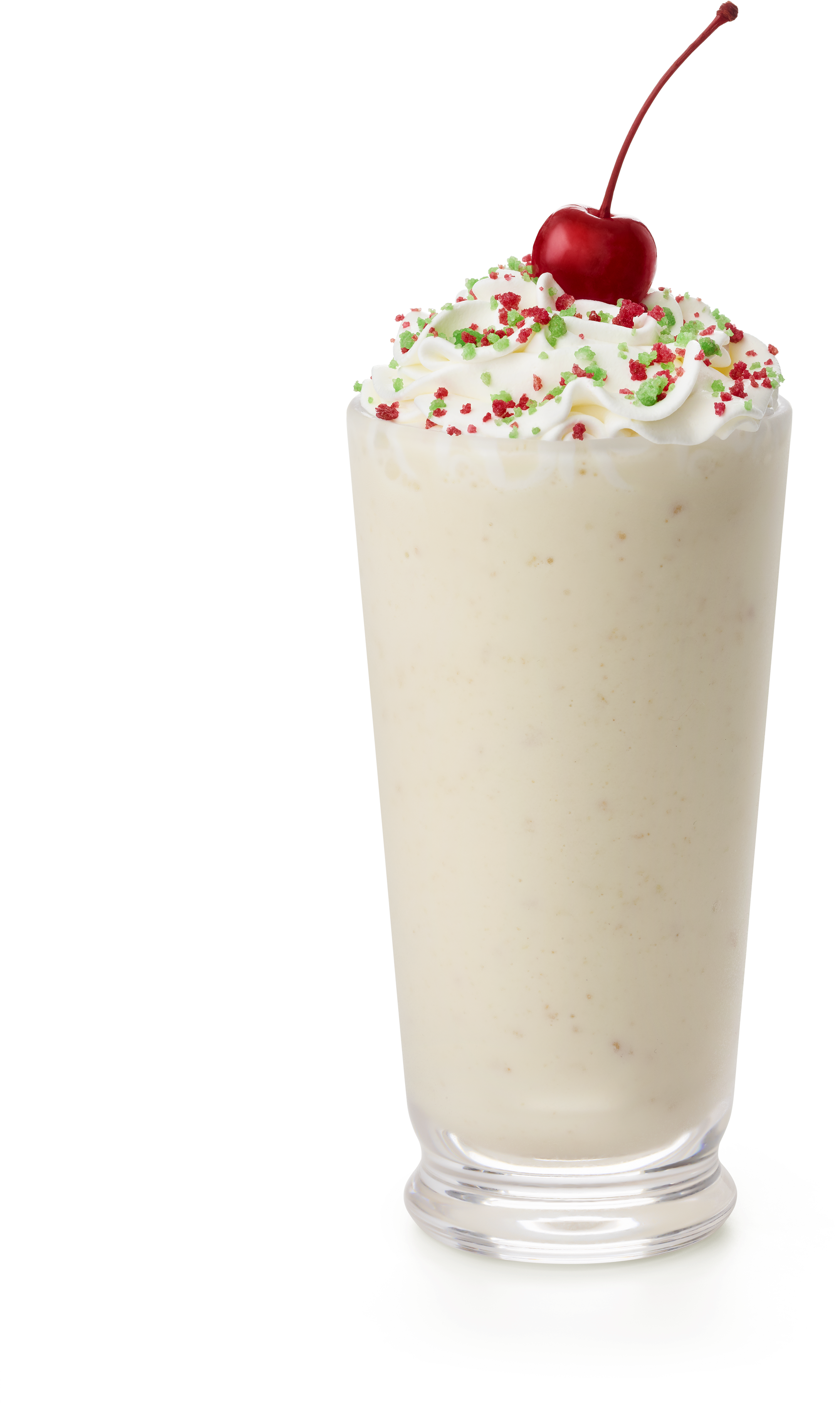 Vanilla Milkshakewith Cherryand Sprinkles