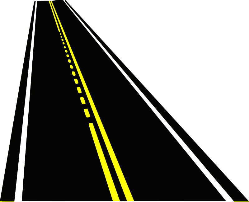 Vanishing Road Perspective Vector