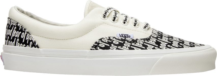 Vans Platform Sneaker White Black Print