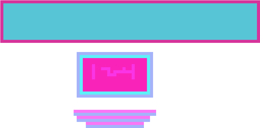 Vaporwave Aesthetic Frameand Pedestal