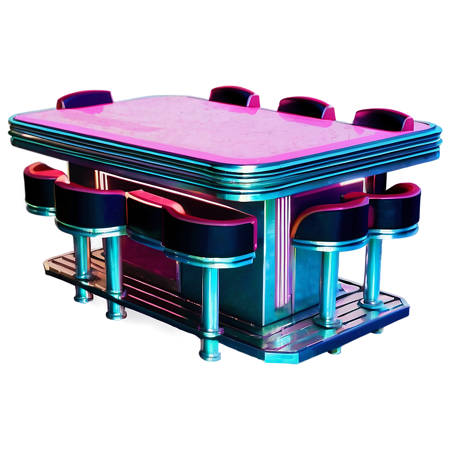 Vaporwave Retro Diner Png 85