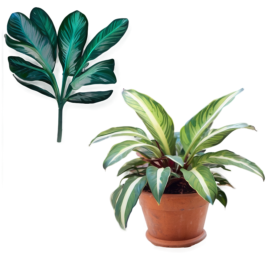 Variegated Plant Png Gaf11