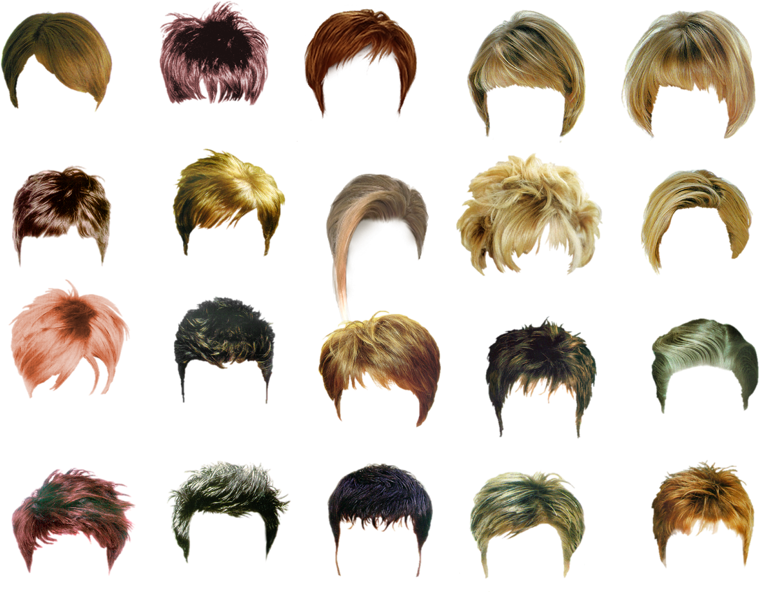 Transparent Mens Hair Png - Psd Hair For Photoshop, Png Download PNG with transparent background