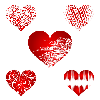 Variety_of_ Red_ Hearts