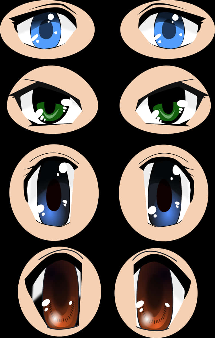 Varietyof Anime Eyes