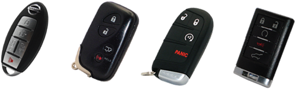 Varietyof Car Key Fobs