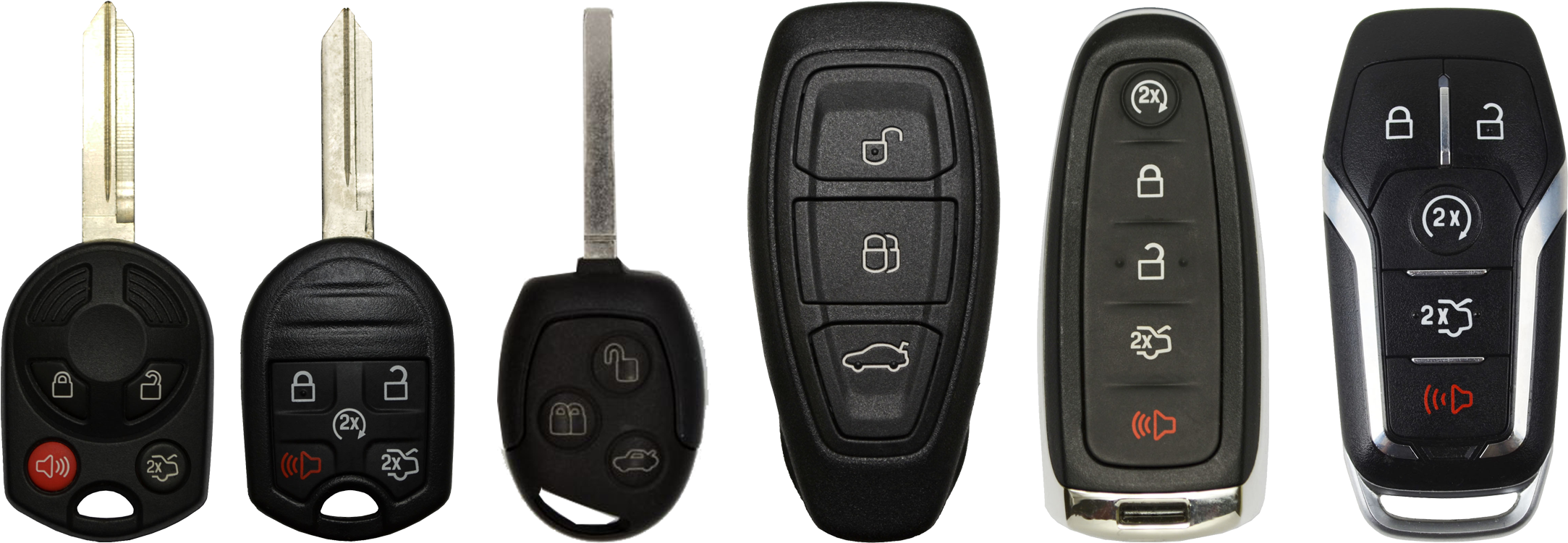 Varietyof Car Keysand Fobs