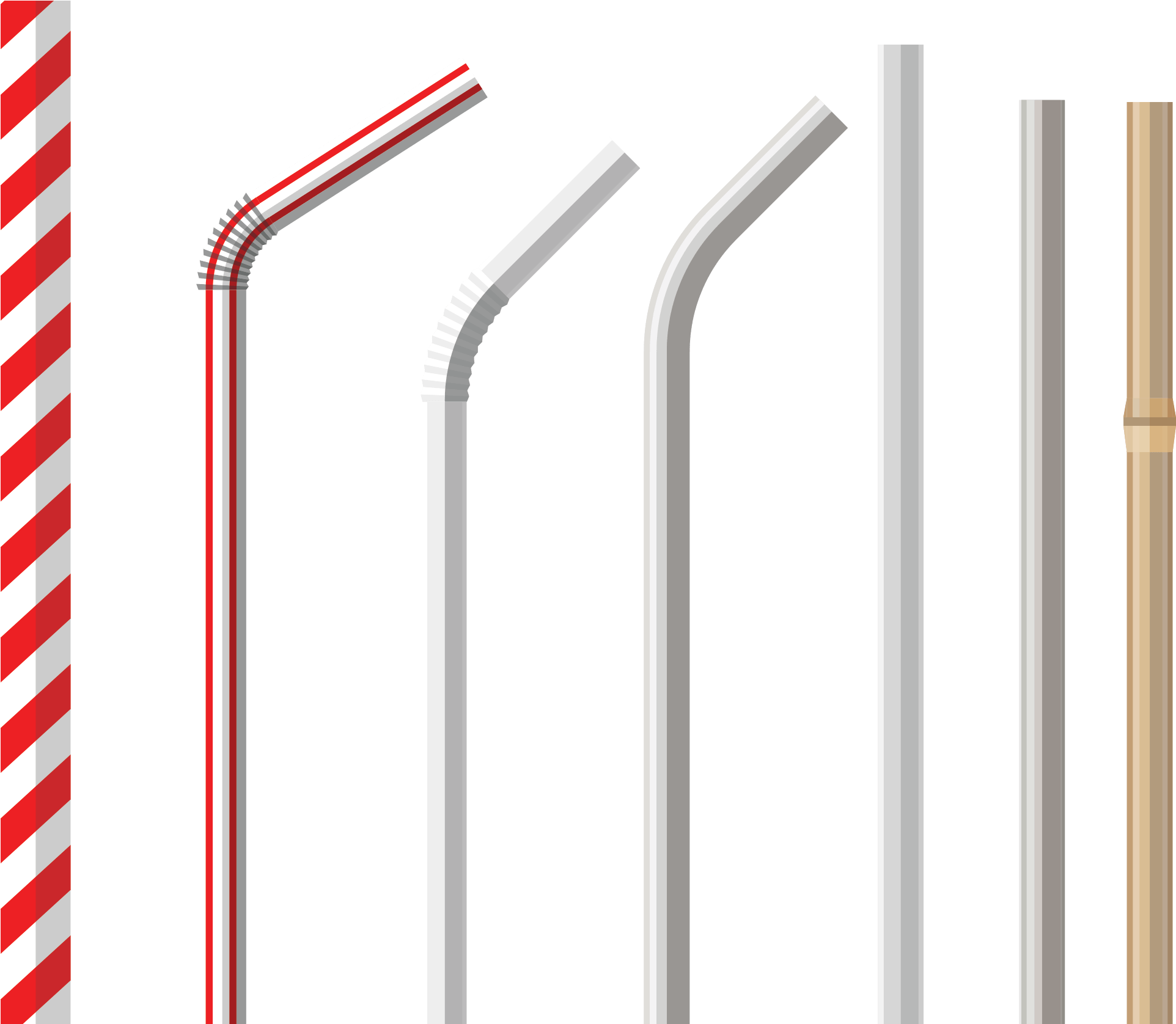 Types Of Reusable Straws , Png Download - Types Of Reusable Straws, Transparent Png PNG image with a transparent background, free high-resolution download