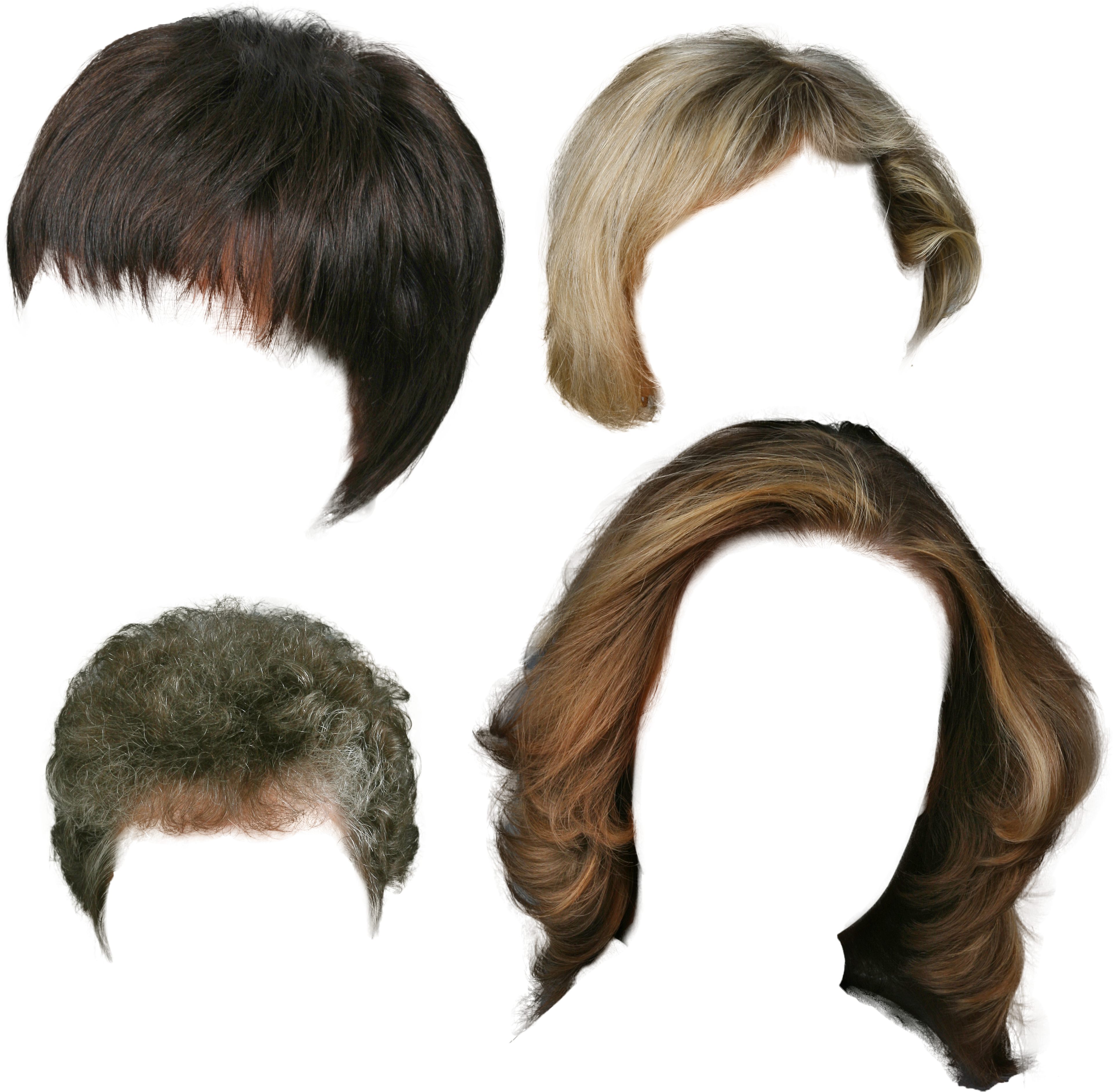 Hair Wig Png - Женские Волосы Для Фотошопа, Transparent Png PNG with transparent background