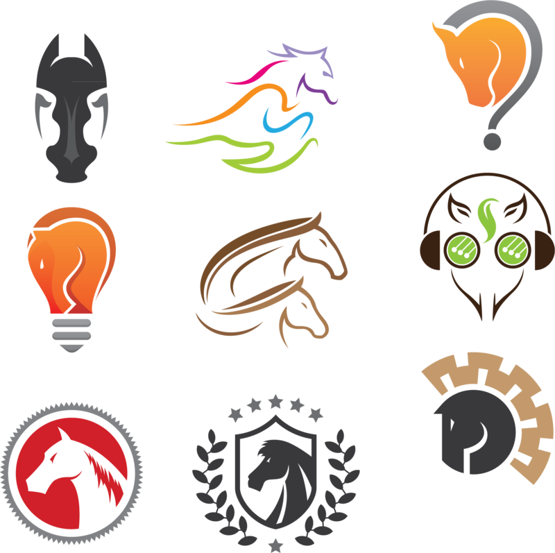 Varietyof Horse Logos Collection