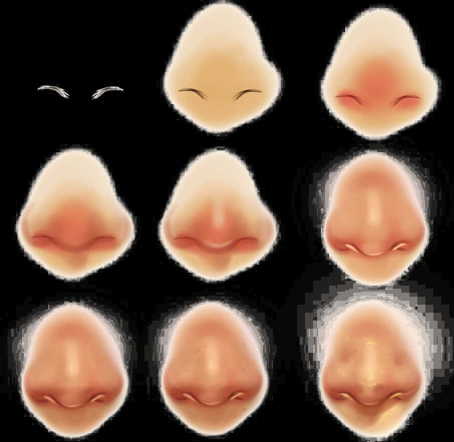 Nose Transparent Images - Semi Realistic Nose, HD Png Download PNG with transparent background