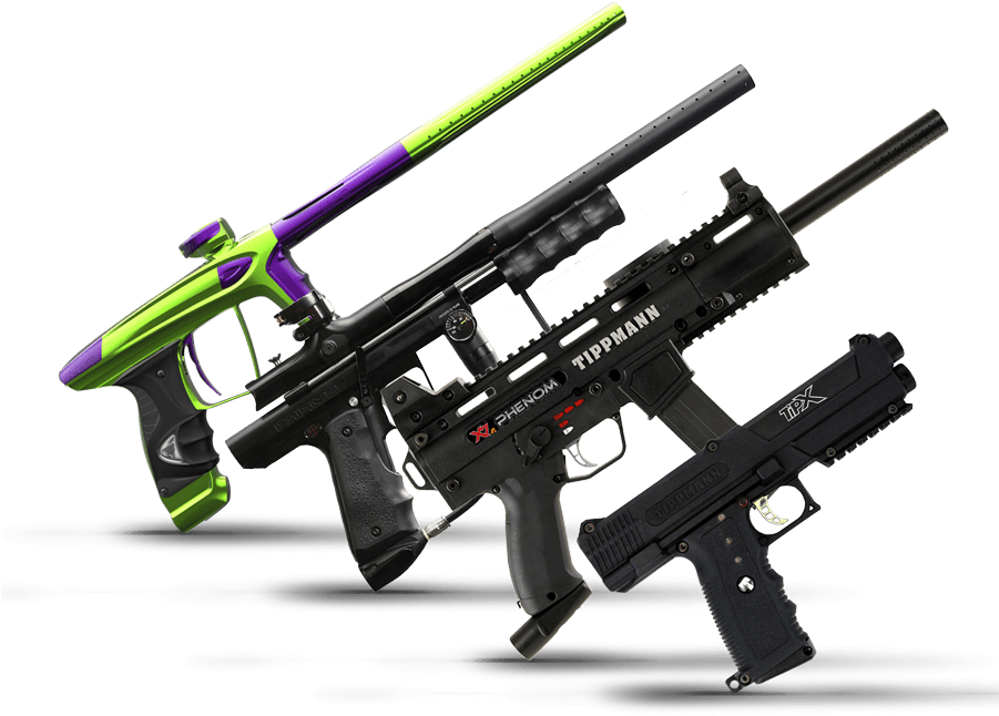 Varietyof Paintball Markers