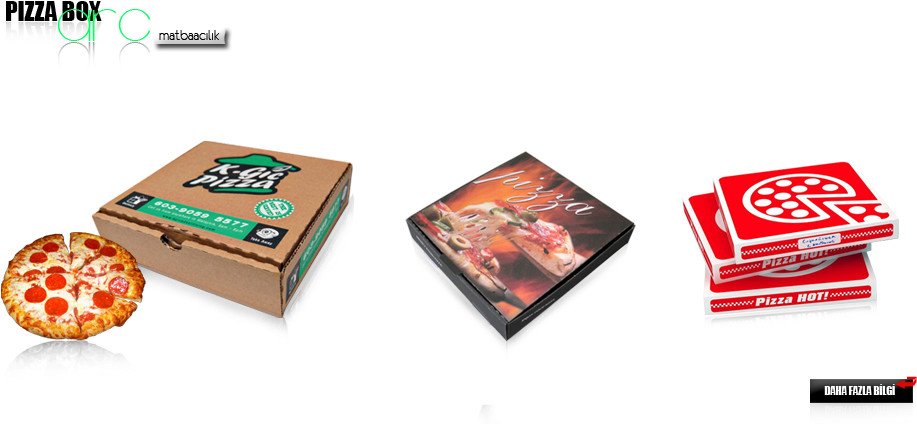 Varietyof Pizza Boxes