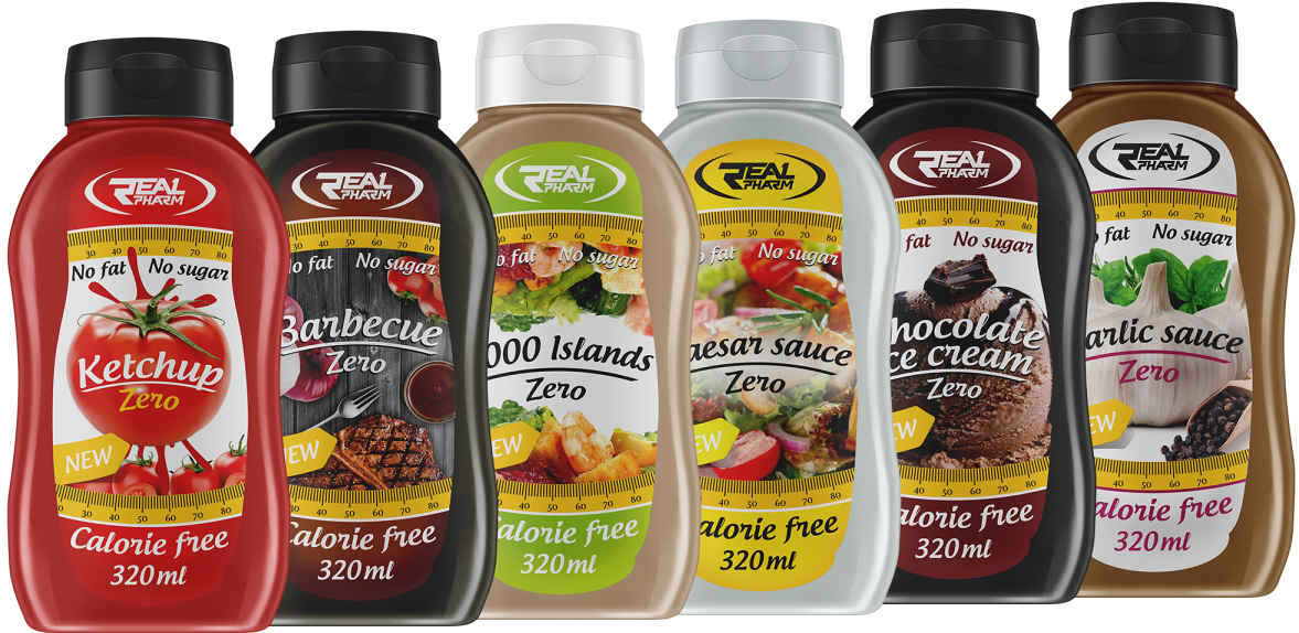 Varietyof Sauces Zero Calories Lineup